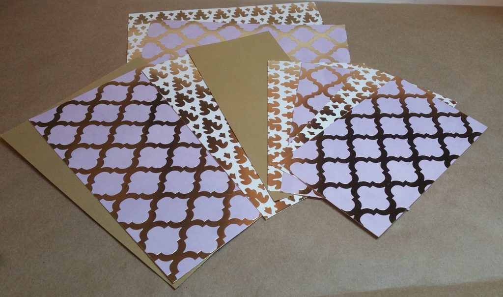 Layout: Matting all flaps and envelopes