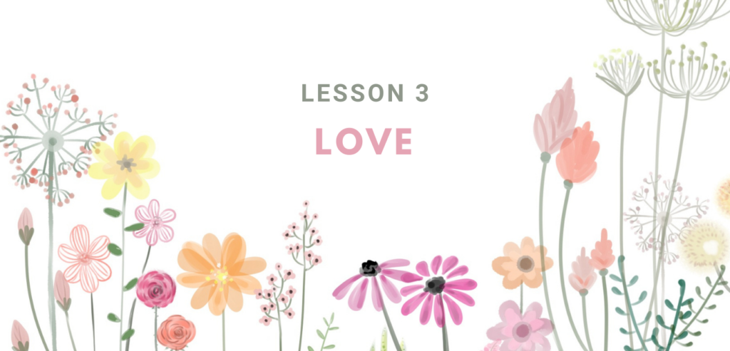 RUHI BK 3 GRADE 1 LESSON 3 LOVE